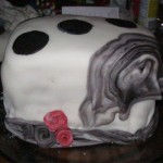 This was a learning experience, Leo and I both worked on this cake.